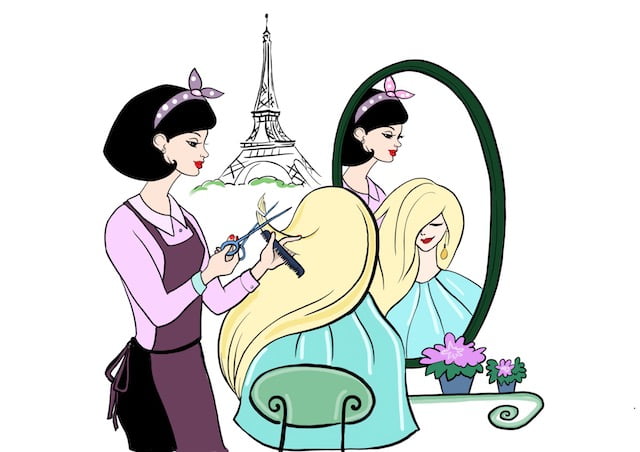 french hair stylist